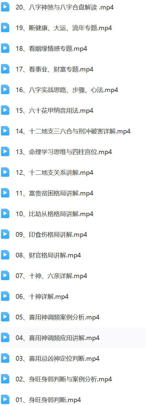 陆老师 道家八字21集  第2张