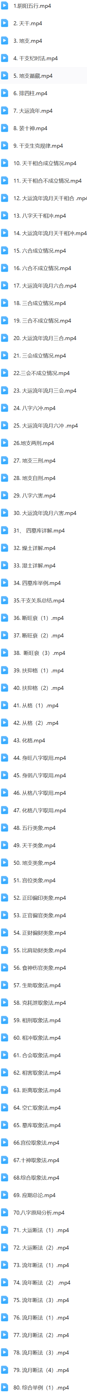 张伟光道家八字实战课程视频合集张伟光  第3张