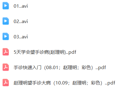 赵理明-掌纹诊病学视频3集+资料  第1张