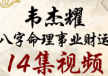 韦杰耀《八字命理事业财运》14集视频