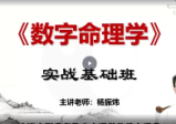 杨振炜《数字命理实战营》45集