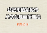 谷晟阳道家秘传八字命理面授课程12集
