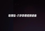 耿景俊-八字命理讲座视频11集(全网缺第7集)