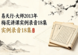 易天行-大师2013年梅花讲课实例录音18集