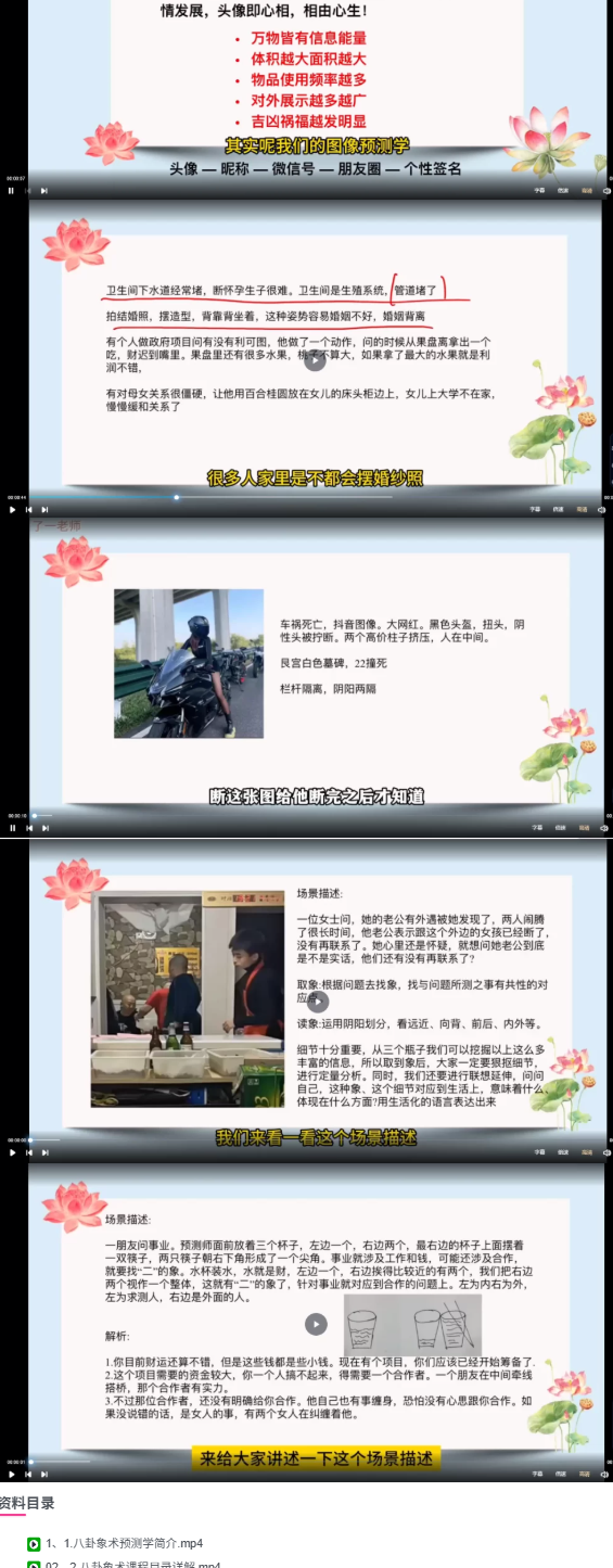 了一老师八卦象术图像预测学初阶+高阶  第2张