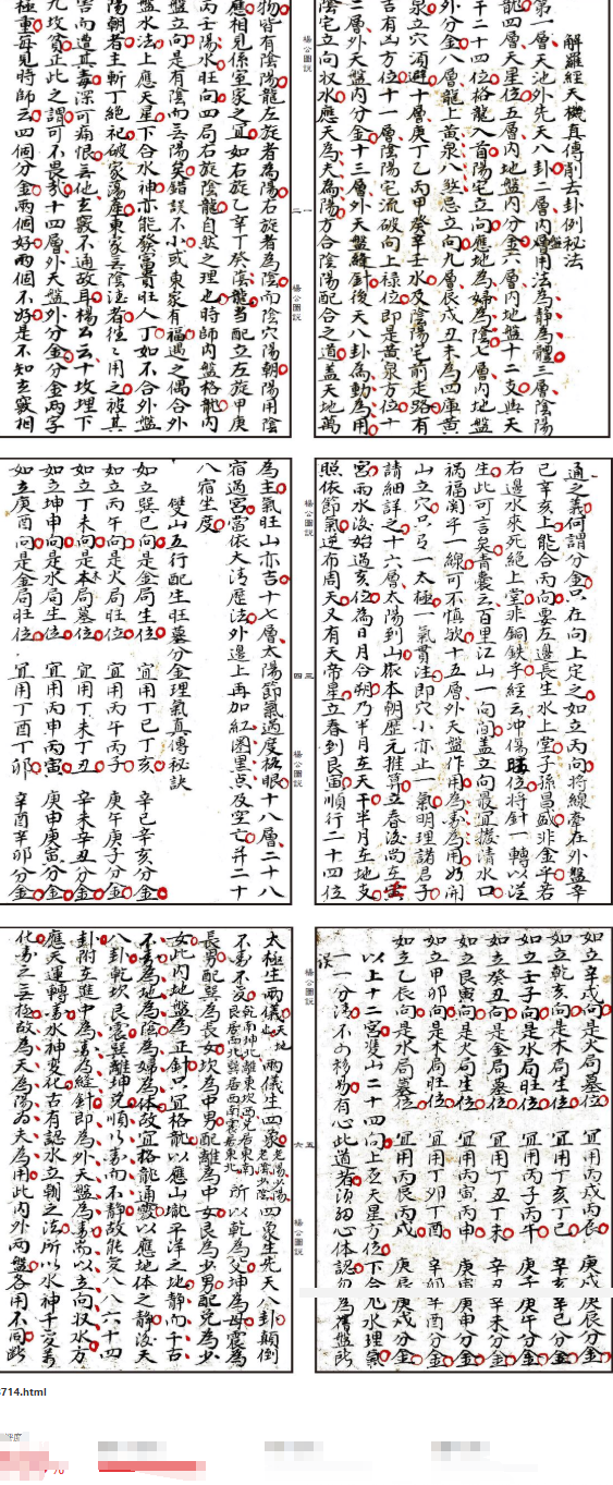 风水古籍《杨公图说》杨公地理图说 87页双面  第2张