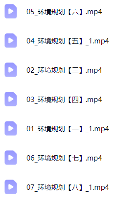 黎荔国学环境规划实战初阶课7集视频  第3张