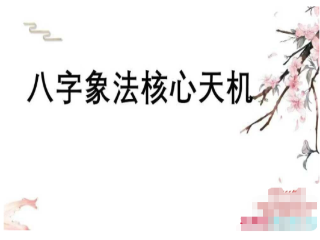 德萱八字象法天机秘籍58页.pdf 电子版  第1张