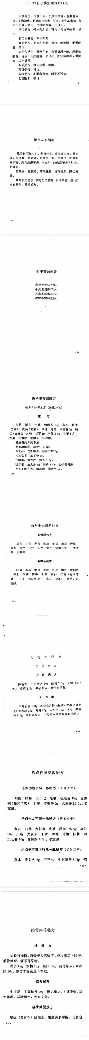 正一家传伤科秘方 第2张 正一家传伤科秘方 第2张
