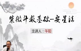 午阳紫微斗数正式课 第1张 午阳紫微斗数正式课 第1张