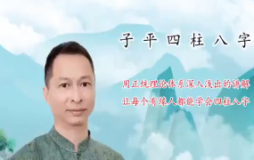 惟昕老师子平四柱八字初级课视频9集  第1张