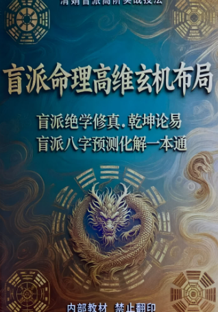 《盲派命理高维玄机布局》清娟盲派高阶实战技法.pdf  第1张