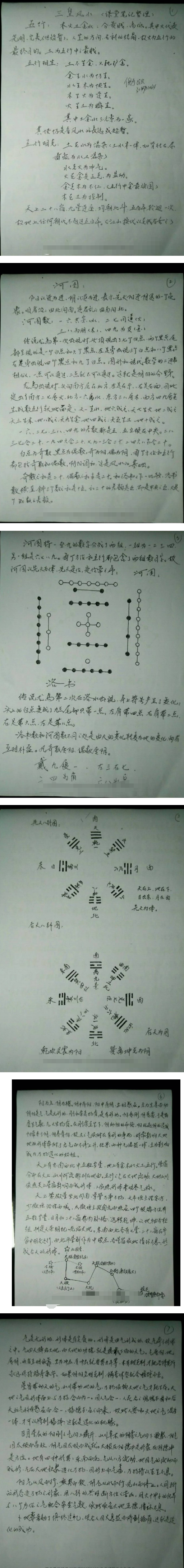 倪可《三皇风水》课堂手写笔记54页.  第2张