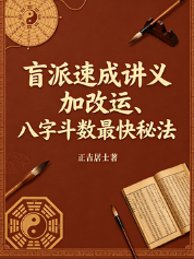 正吉居士《盲派速成讲义加改运、八字斗数最快秘法》(课程简辑)416页.pdf 第1张 正吉居士《盲派速成讲义加改运、八字斗数最快秘法》(课程简辑)416页.pdf 第1张