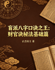 正吉居士《万盲派、盲派八字口诀之王:财官诀秘法基础篇》524页.pdf  第1张