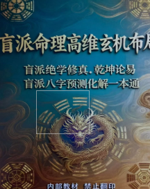 《盲派命理高维玄机布局》清娟盲派高阶实战技法.pdf 第1张 《盲派命理高维玄机布局》清娟盲派高阶实战技法.pdf 第1张