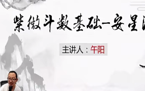 午阳紫微斗数正式课