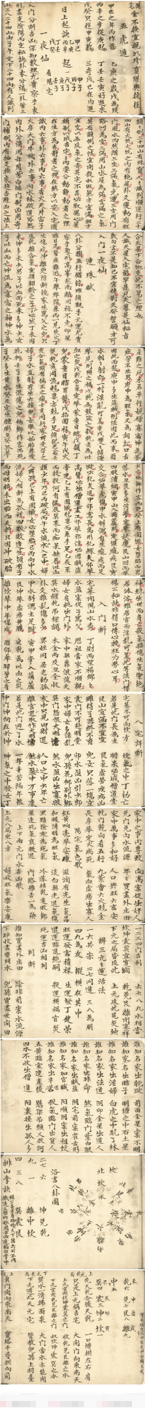古籍《三僚阳宅金不换》风水阳宅抄本99页 第2张 古籍《三僚阳宅金不换》风水阳宅抄本99页 第2张