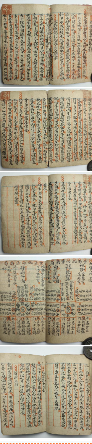 古籍《二十四山分金·寻龙点穴掌中宝点穴书》50筒子页 第2张 古籍《二十四山分金·寻龙点穴掌中宝点穴书》50筒子页 第2张