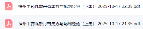 福州中药丸散丹膏集方与配制经验-手稿-2册 第3张 福州中药丸散丹膏集方与配制经验-手稿-2册 第3张