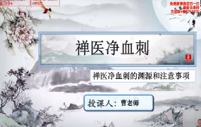 曹彦强-禅医净血刺 第1张 曹彦强-禅医净血刺 第1张