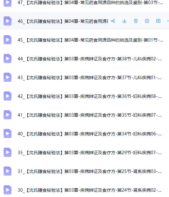 沈建华-沈氏膳食秘验法(线上课)  第2张