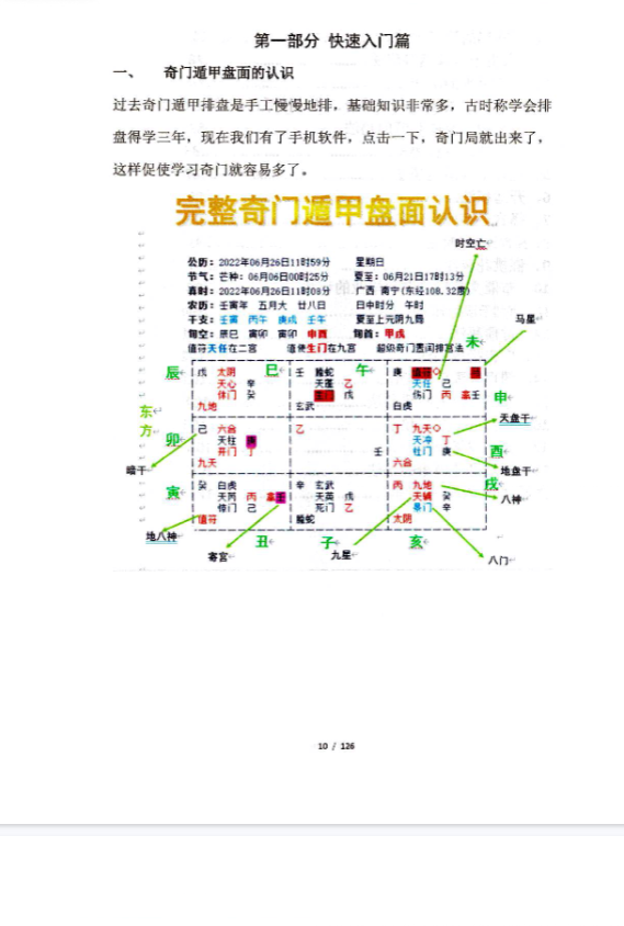 《奇门遁甲运筹布局技术》旺运班内部资料·快速入门+预测+化解+运筹布局118页W.pdf 第3张 《奇门遁甲运筹布局技术》旺运班内部资料·快速入门+预测+化解+运筹布局118页W.pdf 第3张