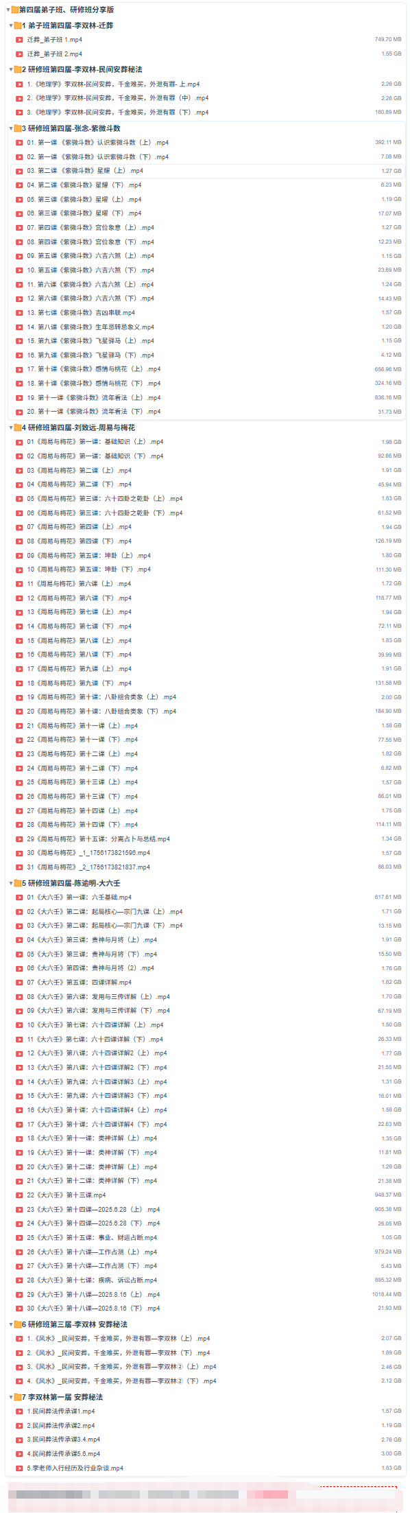 李双林算乎第4期弟子班研修班全套课程(课程7套) 第3张 李双林算乎第4期弟子班研修班全套课程(课程7套) 第3张
