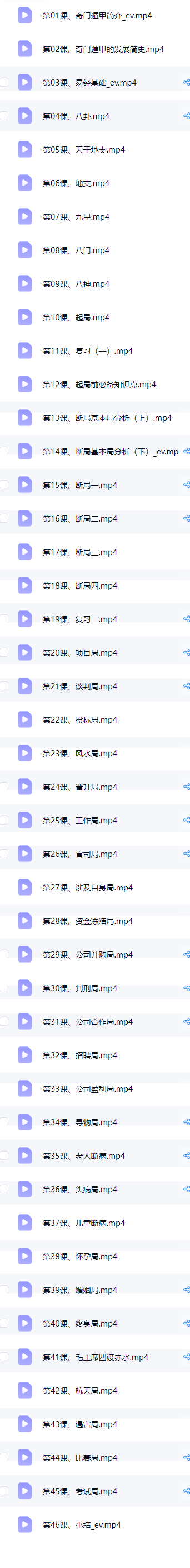 崔国文奇门高级研修班(视频46集) 第2张 崔国文奇门高级研修班(视频46集) 第2张