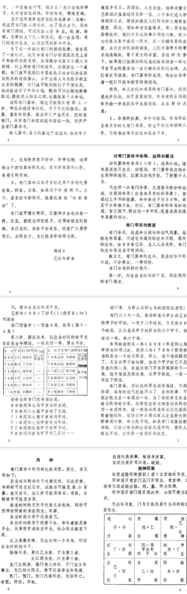 奇门算命术.pdf 第4张 奇门算命术.pdf 第4张