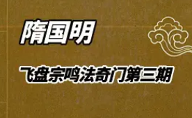 隋国明飞盘奇门宗鸣法奇门第三期培训录像(43集)+课件 第1张 隋国明飞盘奇门宗鸣法奇门第三期培训录像(43集)+课件 第1张