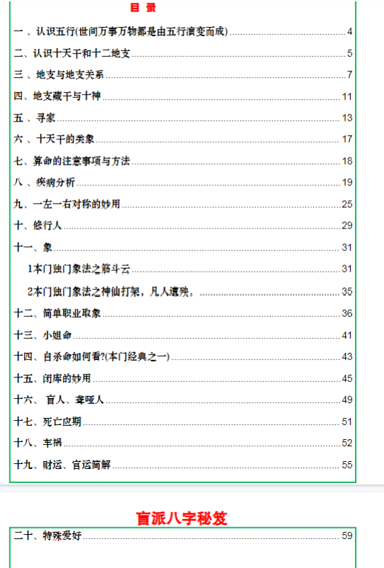 易海游龙盲派八字秘笈.pdf 第2张 易海游龙盲派八字秘笈.pdf 第2张
