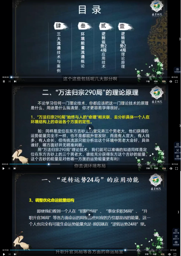 吕氏风水逆转24局&三大流通(视频12集) 第2张 吕氏风水逆转24局&三大流通(视频12集) 第2张
